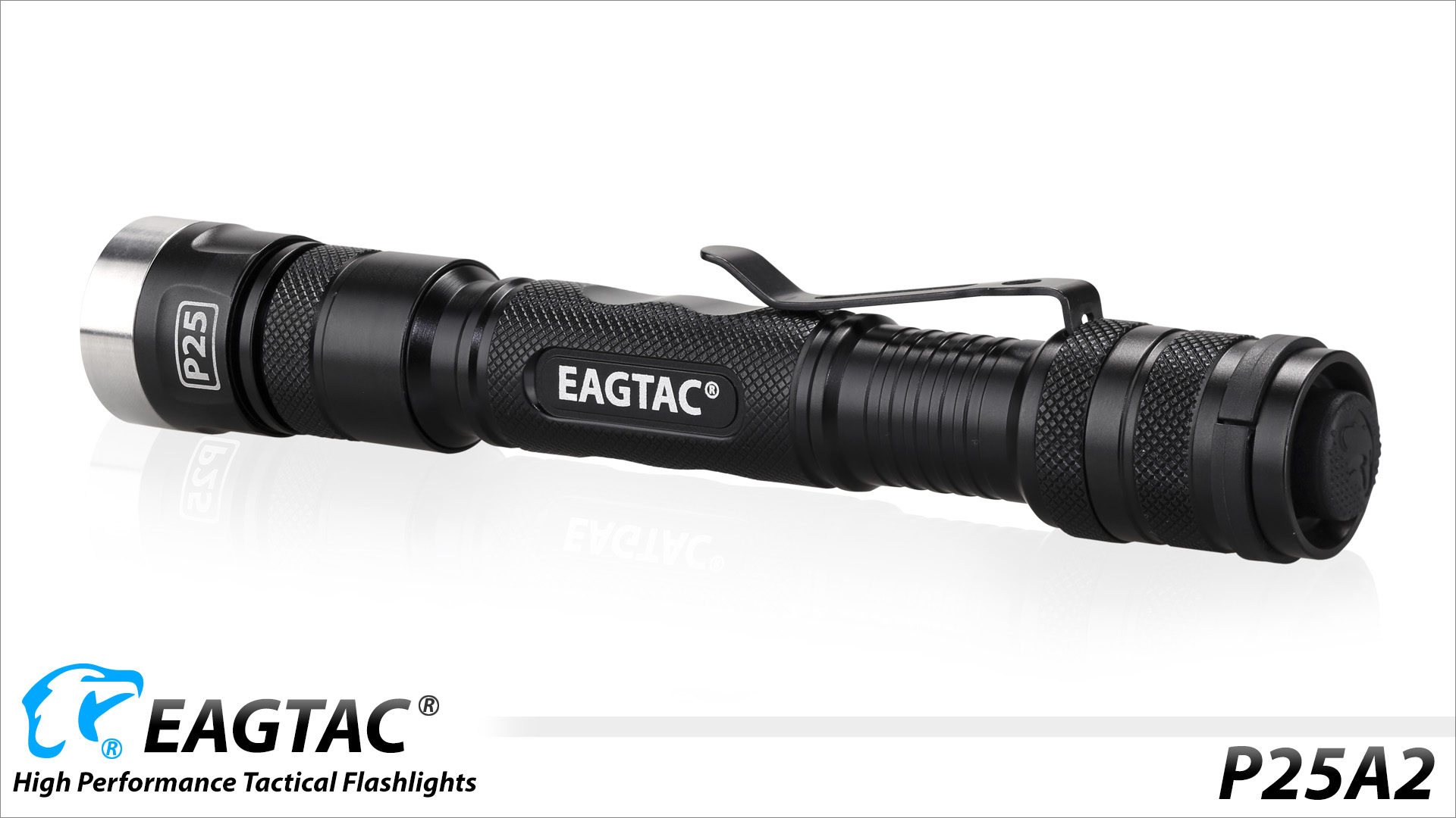 Eagletac P25A2 LED Flashlight 470 Lumens w/8x Premium EcoSensa