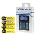 Combo: Xtar VC4-4x NL186 