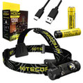 Nitecore HC60 V2 Headlamp + Extra NL1835HP Battery