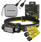 Nitecore HC65 UHE Headlamp + 2x EXTRA NL1836HP
