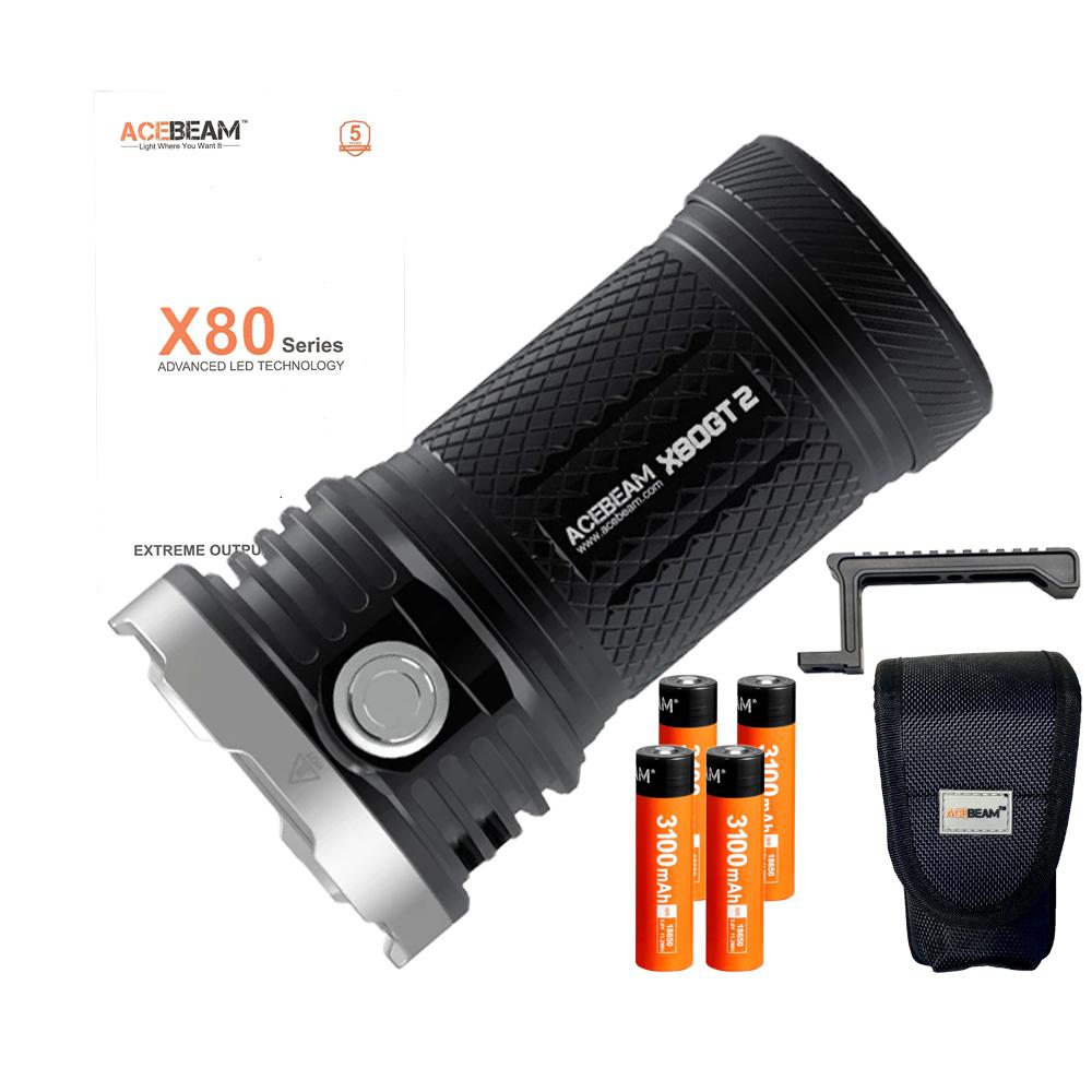 500円引きクーポン】 koko's ShopACEBEAM X80GT LED Rechargeable Flashlight Max  34,000 High Lumens Brightest 498M Long Rang Throw Searchlight  Waterproof-IPX8 Und