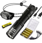 Nitecore MT1A Pro + HA11 + NH2400 AA Batteries