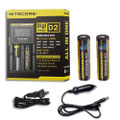 Combo: Nitecore D2-2x NL1829LTHP